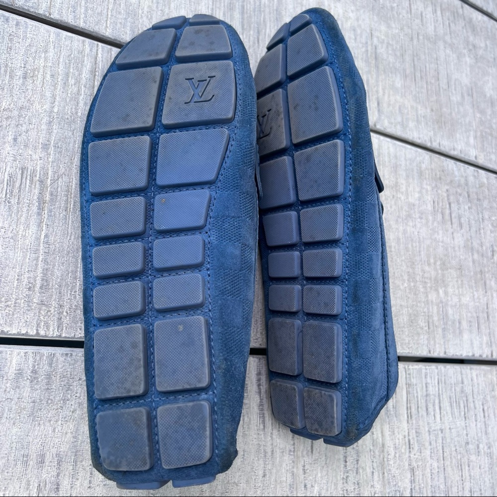 Louis Vuitton Blue Loafers - Picture 7 of 12